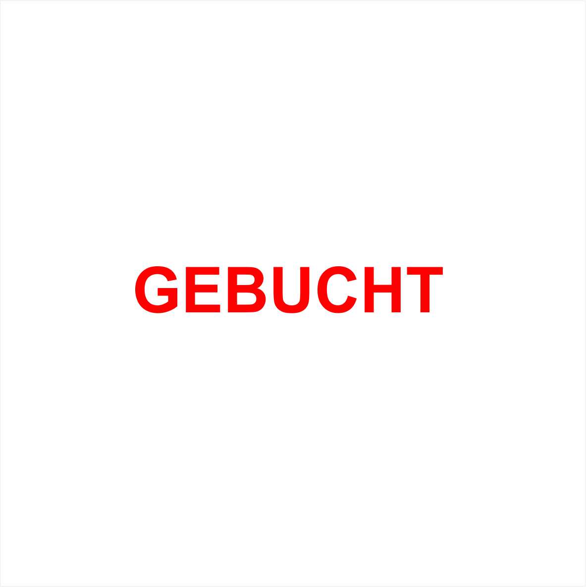 Printer 10 Text: GEBUCHT