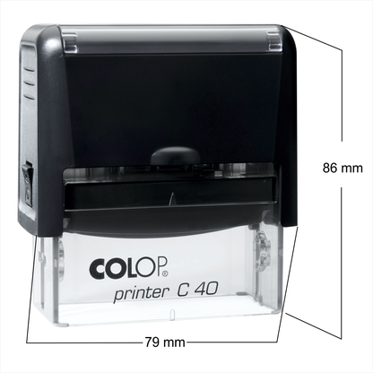 Printer 40 | bis zu 6 Zeilen und Logo | Arial